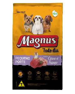 Magnus Todo Dia Carne&Frango Cães Adultos Mini Bits 15kg Ração