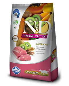 N&D tropical Gatos Castrados Suino - ND