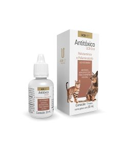 Antitoxico Oral Ucb para Cães e Gatos 20ml - Medicamento