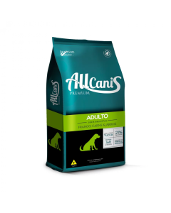 Allcanis Premium Adulto Frango, Carne e Arroz 15kg